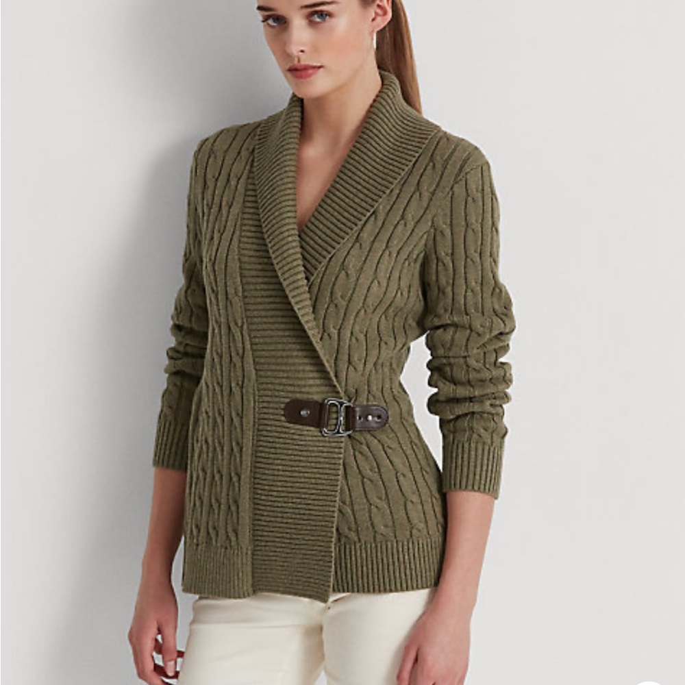 Ralph Lauren Buckled Cotton Sweater